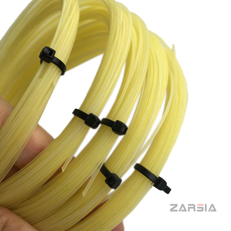 10 stücke ZARSIA Tennis Schläger Schnur 1,30mm Nylon Tennis Ausbildung Schnur 12m Weiches gefühl blass gelb