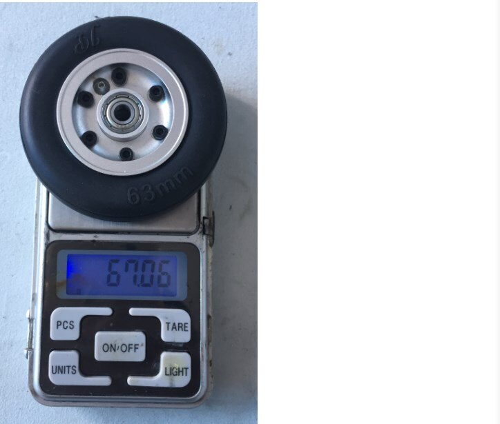 Sistema de freno electrónico para avión de control remoto, rueda de freno de 70mm, 75mm, 86mm y 95mm