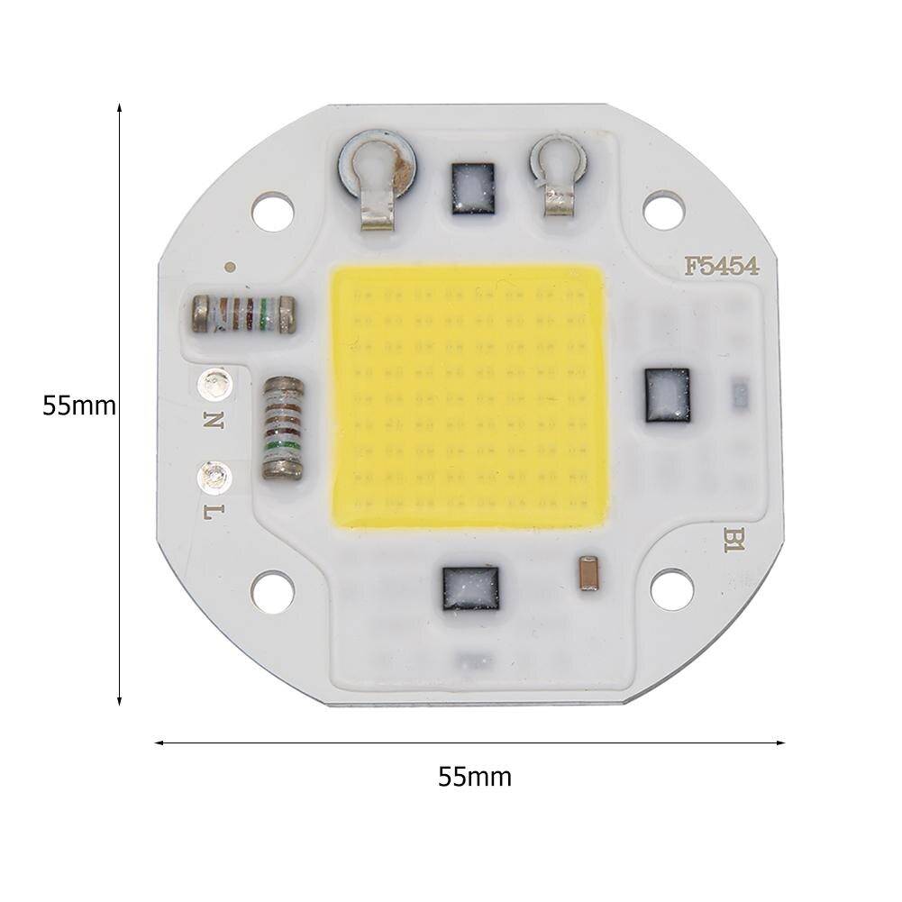 Cob Led Lamp Chip Ac 220V Led Lamp Overstroming Licht Chip 20W Diy Spotlight Schijnwerper Product Size 55*55*10Mm Power 20W