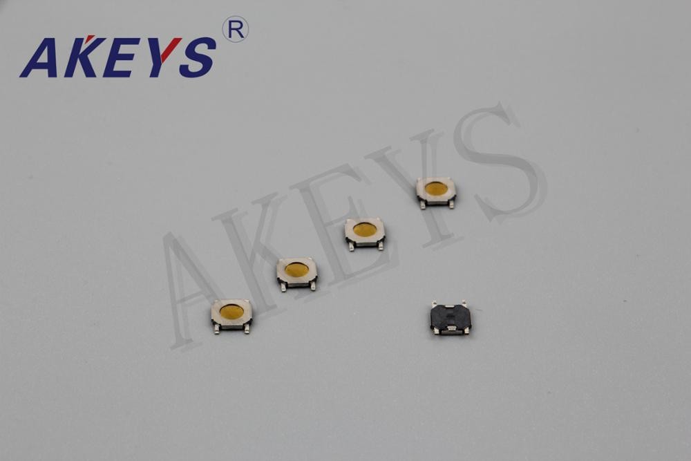50PCS TS-C004 4*4*0.8 Ultra thin square waterproof tact switch 4 pin SMD/SMT 5.2*5.2 mini switch