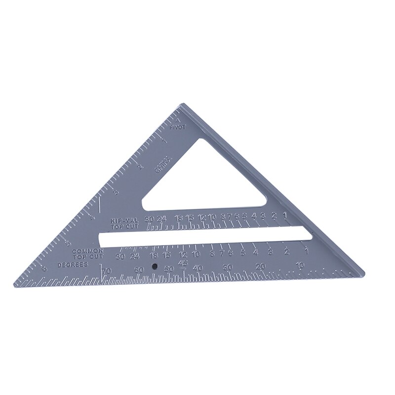 7'' Angle Protractor Measurement Tool Ruler Aluminum Alloy Speed Protractor Miter Carpenter Tri-square Line Scriber Saw Guide: Default Title