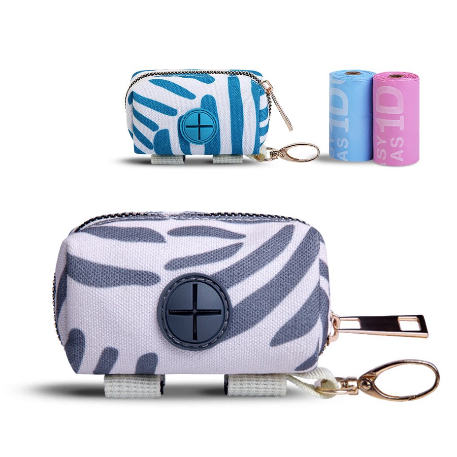 Travel Outdoor Protable Dog Poop Bag Dispenser Dog Poop Bag Holder Polyester Carrier Tool Cats and Dogs Poop Bag Case Storager