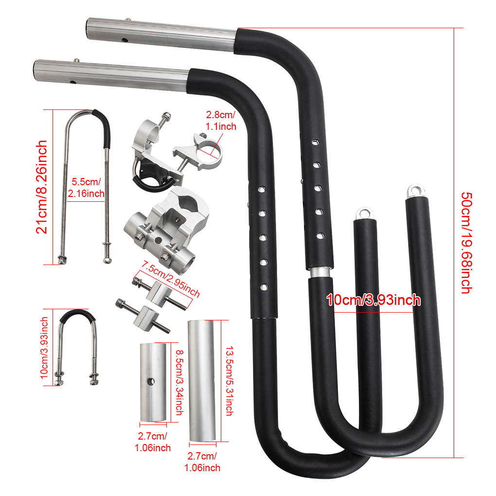 Bicycle surfboard rack, aluminum alloy, external mountain bike, road bike surfing carrier, removable wakeboard mount