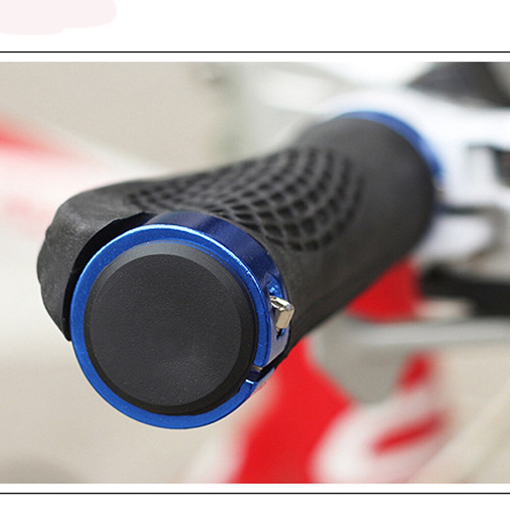 1 paire de poignées de vélo imperméables antidérapantes vtt poignées ergonomiques en caoutchouc VTT poignées de guidon vélo vélo accessoires de vélo