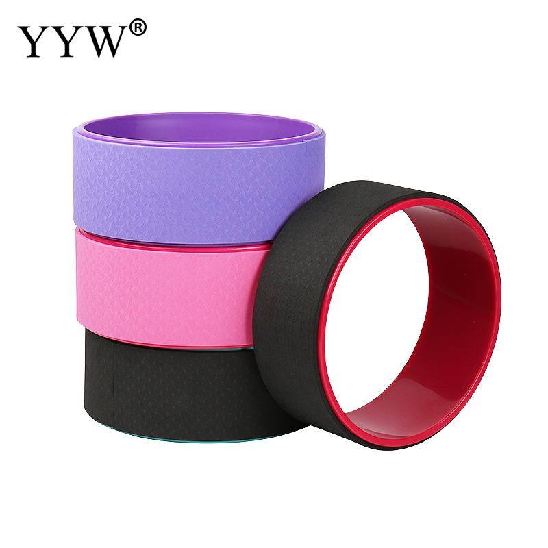 Yoga chirp hjul tillbaka hjul rulle pilates cirkel tpe yoga fitness rullträningsverktyg bantning magisk midja form pilates ring