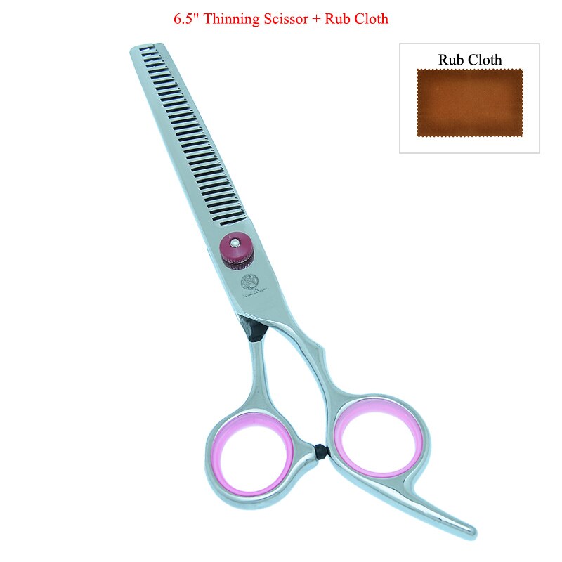 Purple Dragon 7.0" Dogs Grooming Scissors Steel 440C Pets Cutting Scissor&Curved Shears&Thinning Tijeras Animals Tesouras B0007B: B0007B-03-65