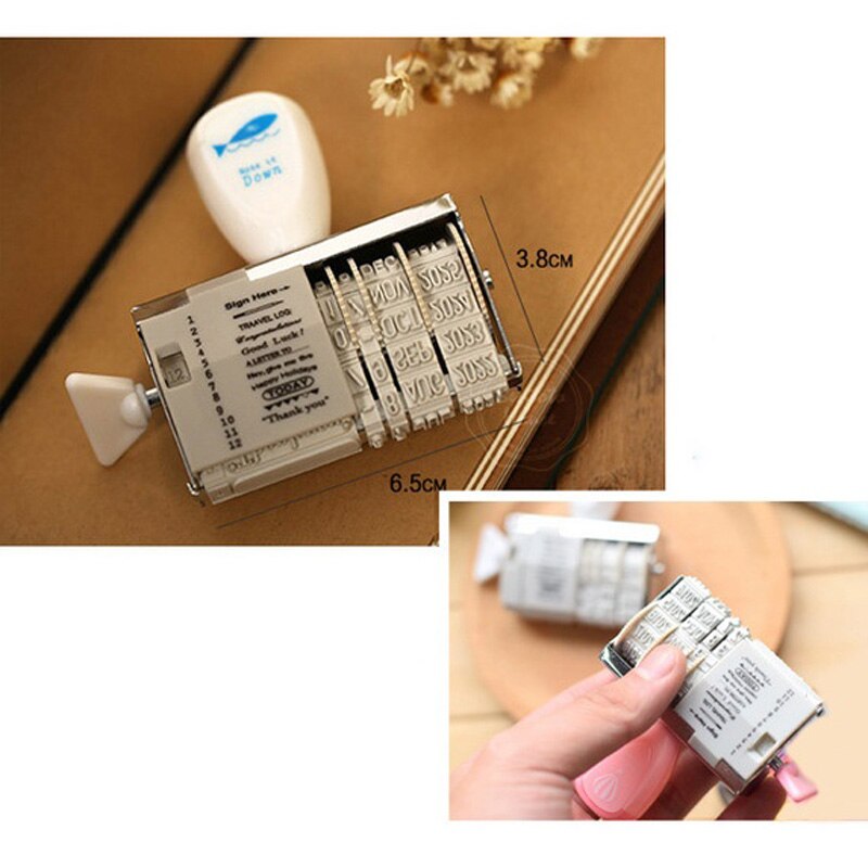 Woorden Datum Roller Stempel Clear Stamps Datum 2... Vicedeal