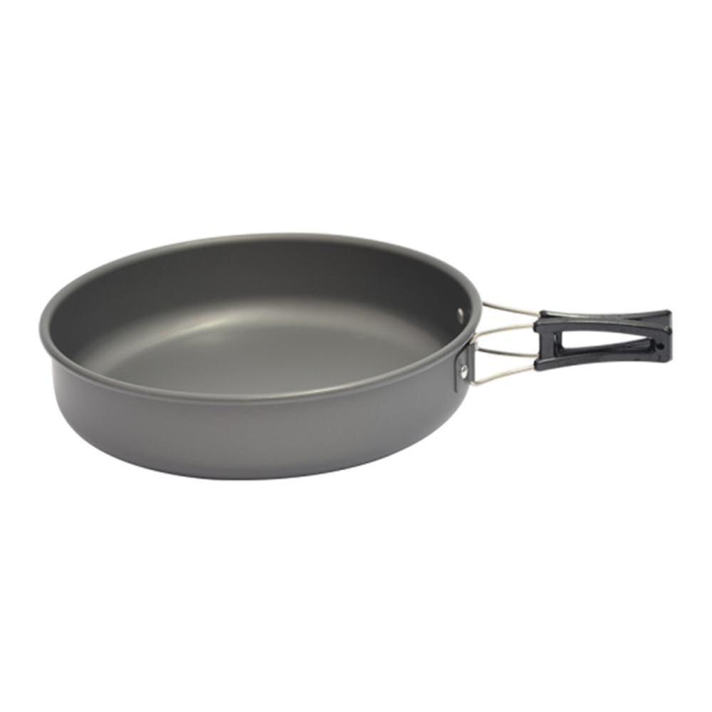 Outdoor Draagbare Pan Kleine Koekenpan Camping Picknick Koken Kookgerei Non-stick Pan Gebruiksvoorwerpen Camping Servies L0C4: Default Title