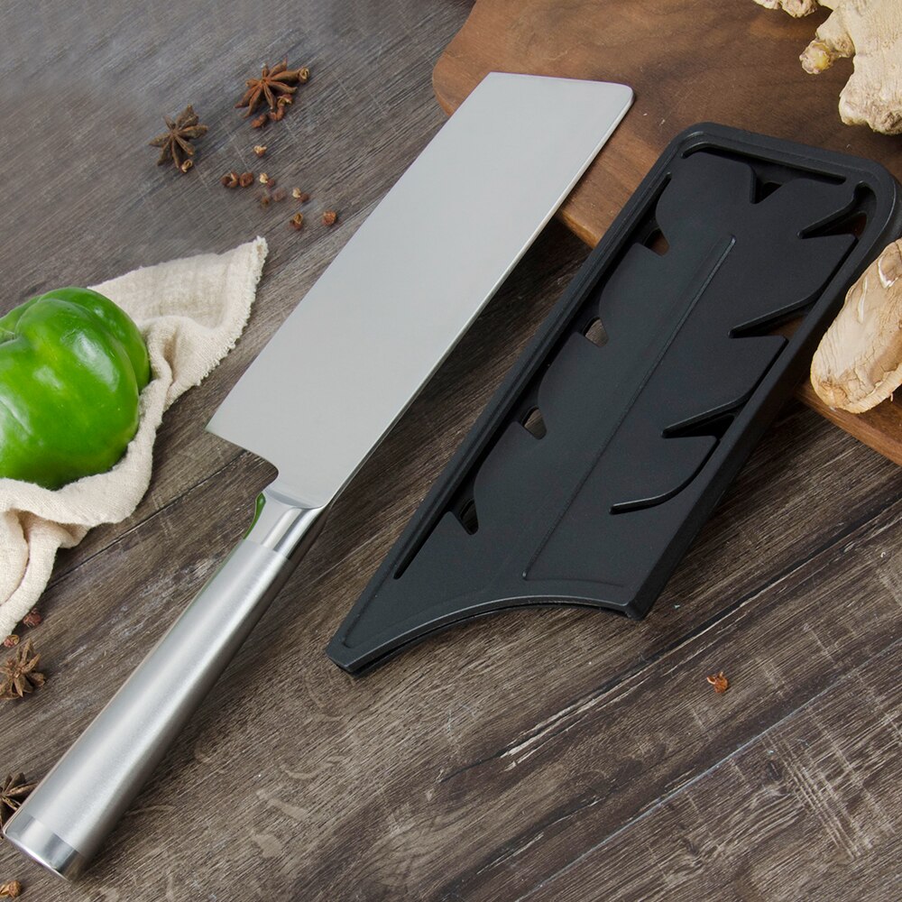 Damask Stainless Steel Kitchen Chef Knives Set Meat Cleaver Chef Slicing Knife Set Cooking Tool With Knife Cover