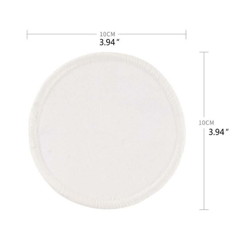 Super Absorptievermogen Bamboe Verpleging Pads Mum Gebruik Met Waszak Waterdicht Wasbare Feeding Pad Herbruikbare Borst Pads
