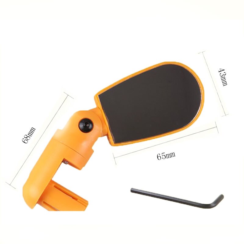 wioślarz górski i szosowy kierownica rowerowa z lusterkiem wstecznym 360 stopni swobody obrót koniec tylne tylne lustro akcesoria rowerowe dla obu płci