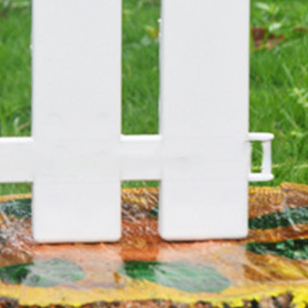 5Pcs Garden Fences Lawn Border Fence Garden Landscape Edging Garden Flower Vegetable Mini Fencing Picket Fences Garden Supplies