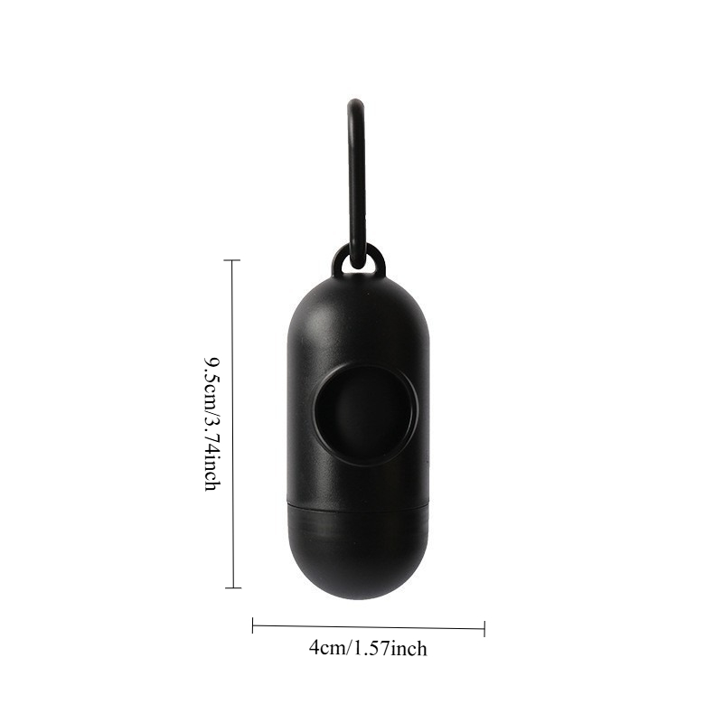 Coffee Cup Pet Garbage Bag Dispenser, Portable Outdoor Dog Walking Toilet Picking Garbage Bag Storage: Blue