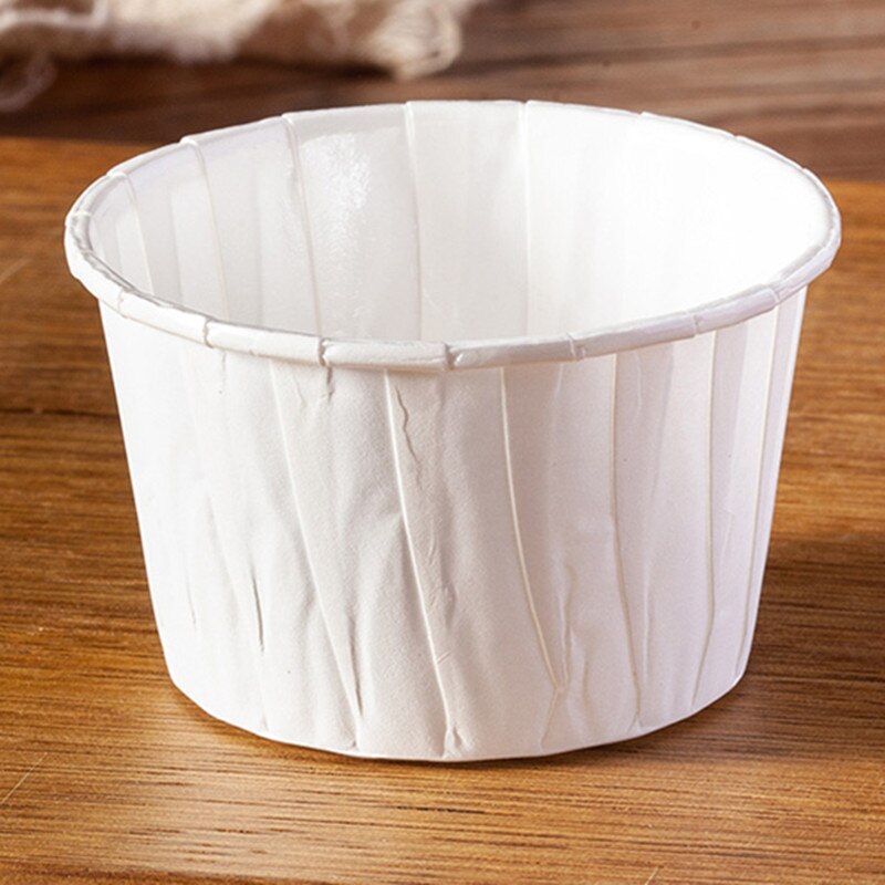 100pcs Kleur gekrompen gecoat papier beker hittebestendig bakken cup bruiloft verjaardag DIY brood cakecup papier lade: cup3