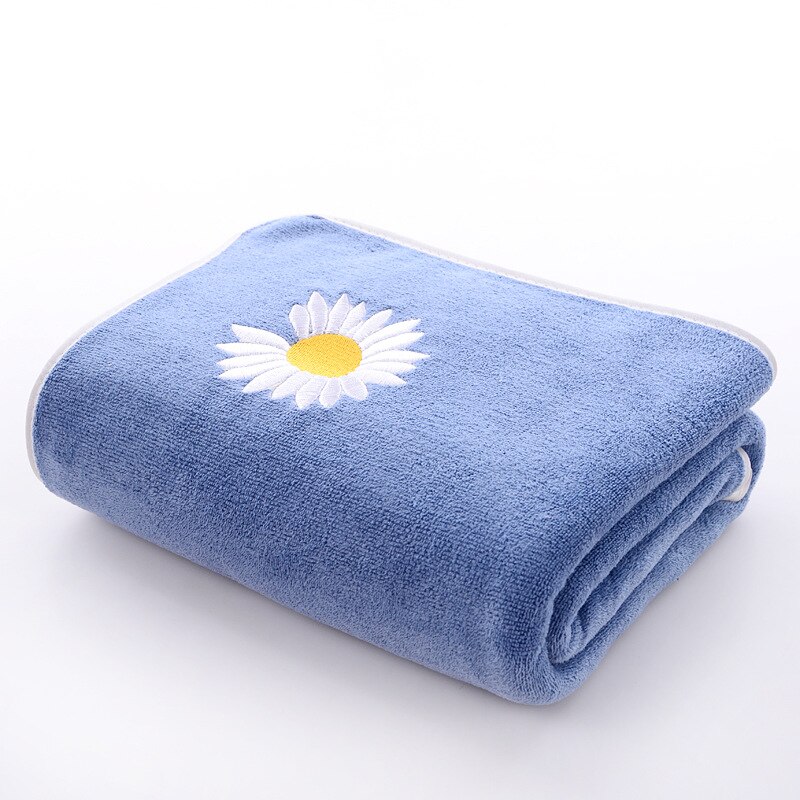35*75Cm Huishoudelijke Dagelijkse Benodigdheden Handdoeken Kleine Daisy Zacht Water-Absorberende Microfiber Gezicht Handdoek