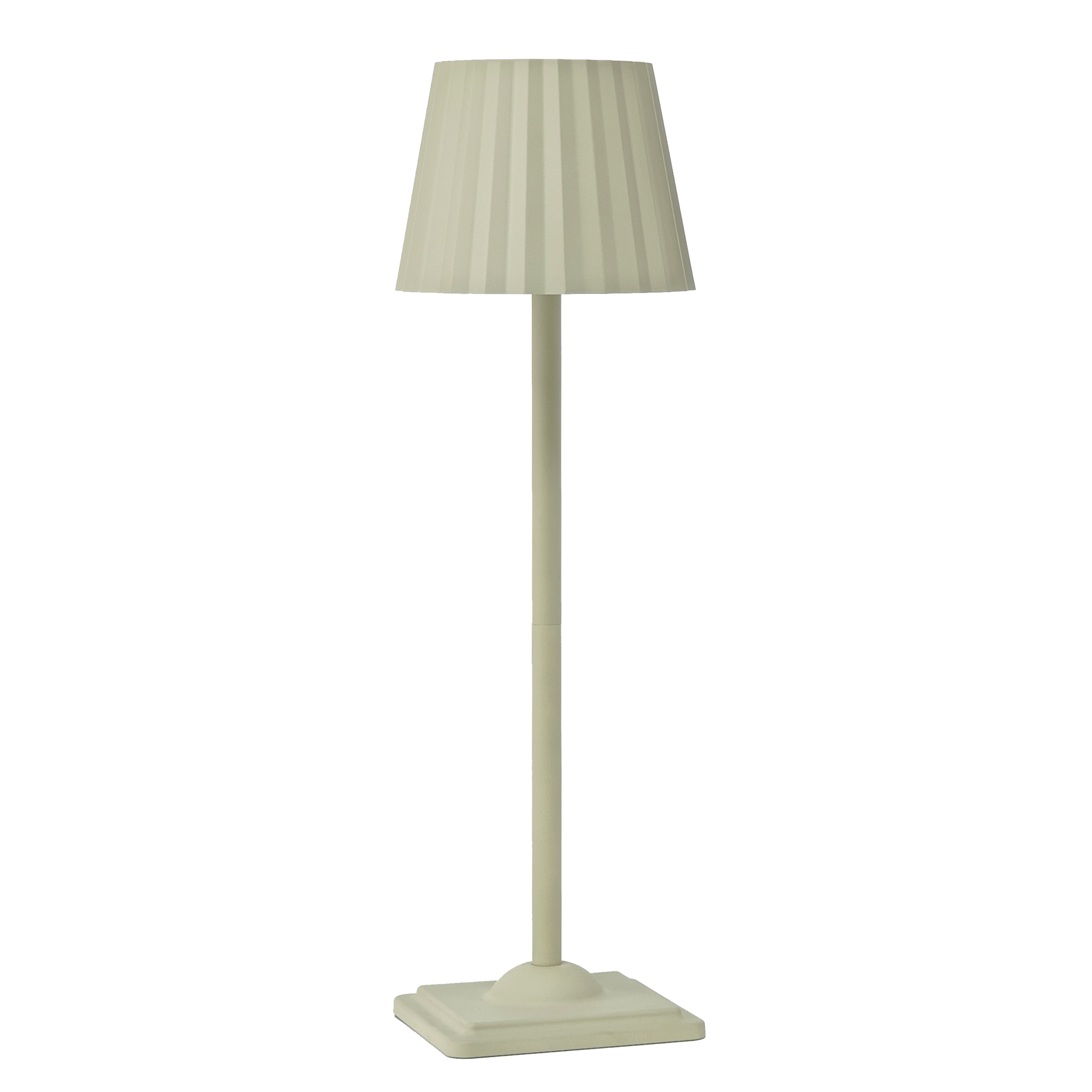 Lámpara de escritorio LED inalámbrica, lámparas de mesa inalámbricas con Control táctil, recargable por USB, luces de ambiente con atenuación continua de 3 colores: Beige