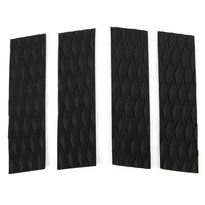 4 stk surfebrett tilbehør antiskli pute antiskli pute foran fotpute eva skimboard trekkplate bar grep svart surfe fotpute