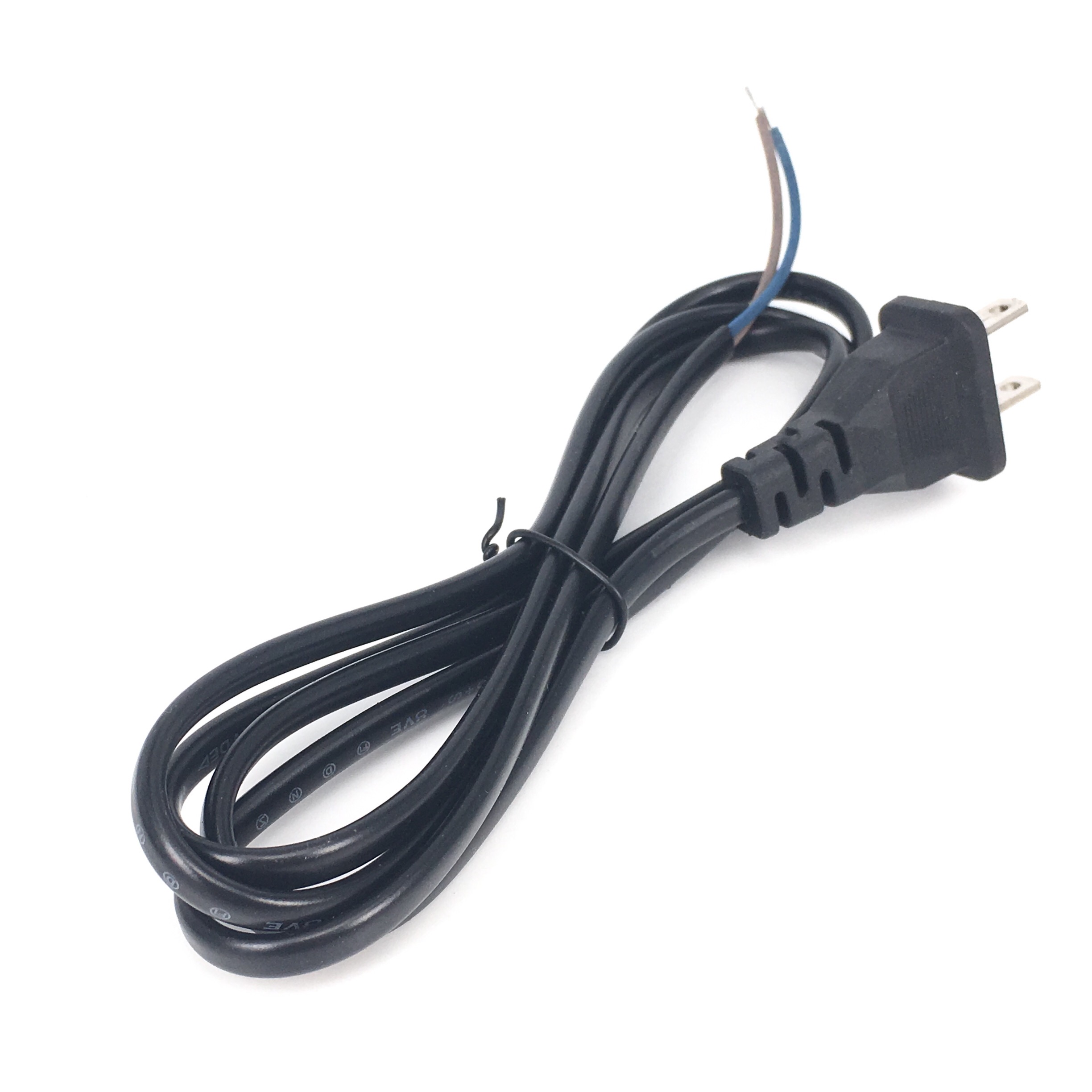 US Plug Power Cable Adapter 18AWG Pigtail Electric Wire Japan Replacement Power Supply Cord For Extension Socket Lamps LED Light