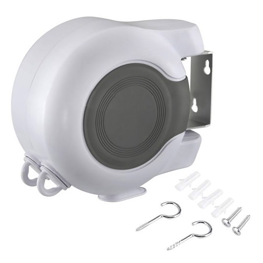 Washing Line Clothes Line Dual Retractable Washing Line 30m /98ft Retractable Washing Line | for Indoors and Outdoors 26M