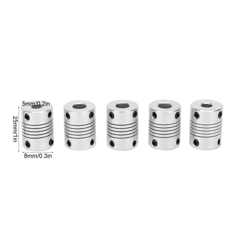 thread repair insert kit set threaded insert Flexible Shaft Coupler Aluminum Alloy Rigid Clamping Coupling Printer