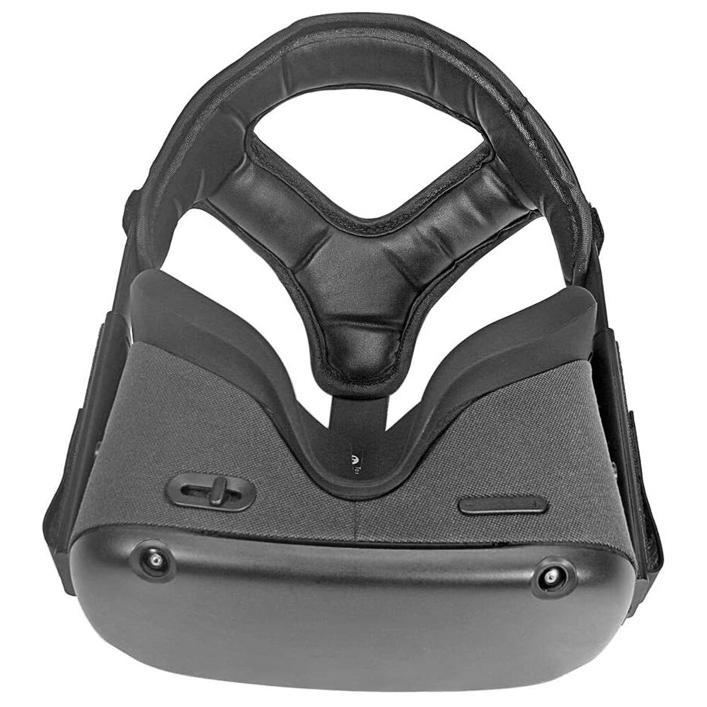 Head Strap Pad & Silicone Face Cover for Oculus Quest Headset, Cushion Pad for Oculus Quest Accessories, Reduce Head Pressure