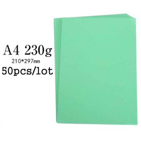 A4 Size 50 Pcs Thick Hard 230gms Cardboard Cutting Paper Paperboard DIY Painted Scrapbooking Greeting Card Paper Decorative: 10
