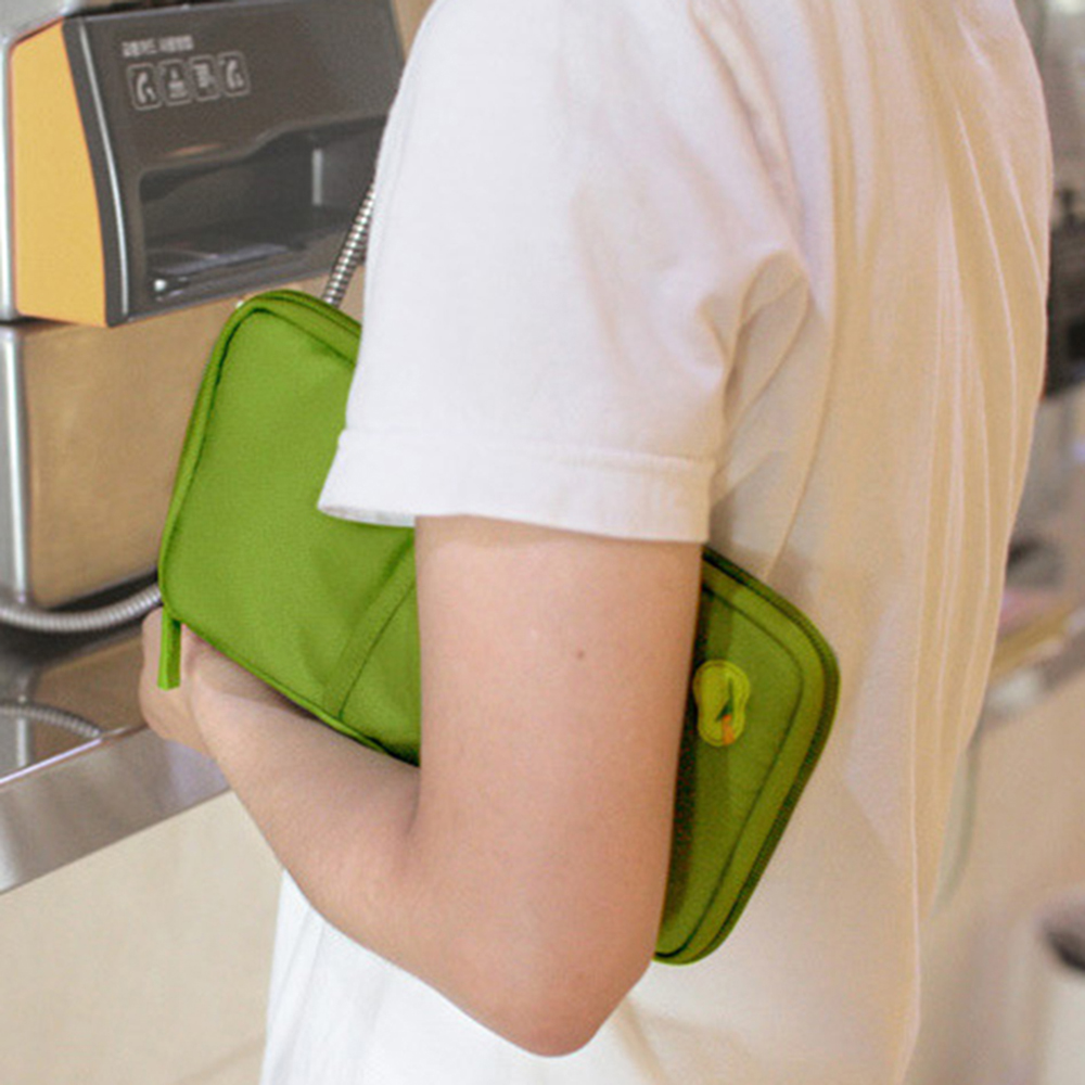 Reisdocumenten organizer portemonnee paspoort identiteitskaarthouder ticket creditcard tas etui portemonnee