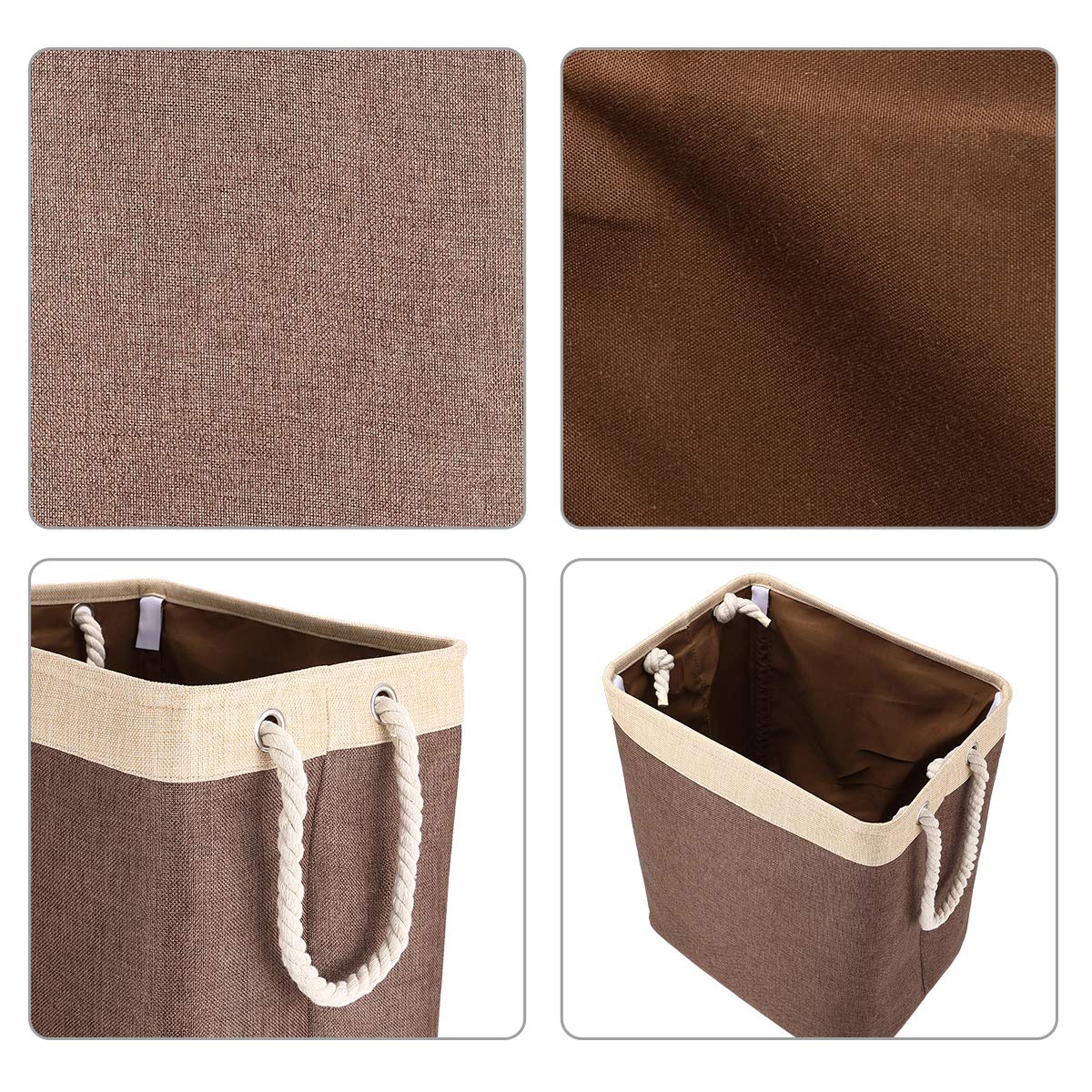 Large Capacity Laundry Basket Square Storage Bucket Foldable Laundry Basket for Bedding Clothing Toys Books Storage Box Linen