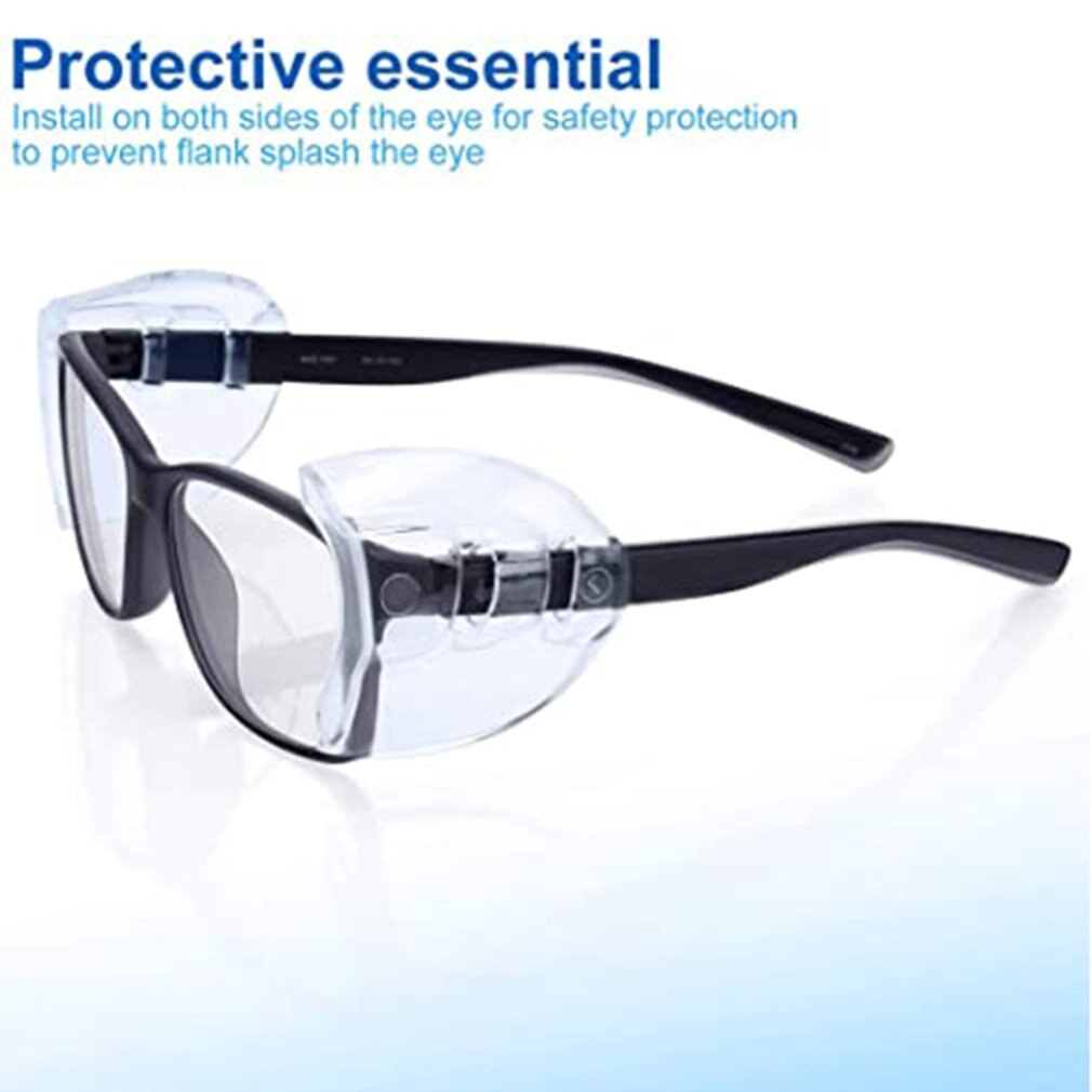 Tpu Bril Beschermende Vleugels Flank Bescherming Bijziendheid Bril Side Beschermende Vel Splash-Proof Vleugels