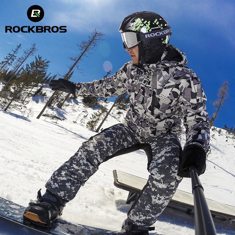 ROCKBROS Ski Helm Integral geformten Männer Frauen Kind Sicherheit Schützen Helm Thermische Ultraleicht Snowboard Helme Zubehör