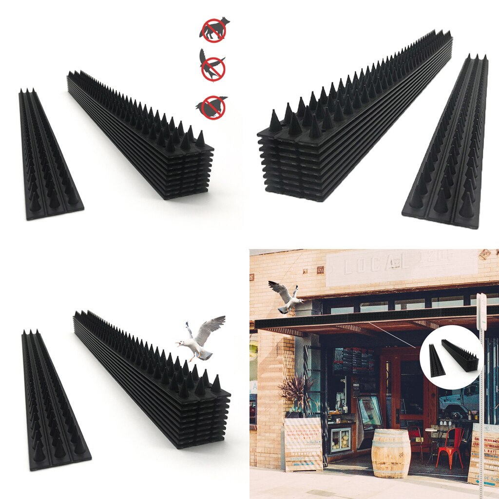 Gates Anti Climb Fence Wall Spikes Bird Repellent Prickle Strips Defender