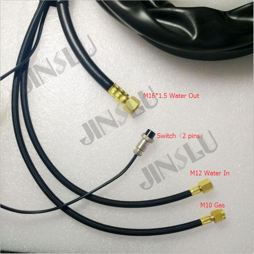 WP-12 Tig Welding Torch Complete Water Cooled,4M