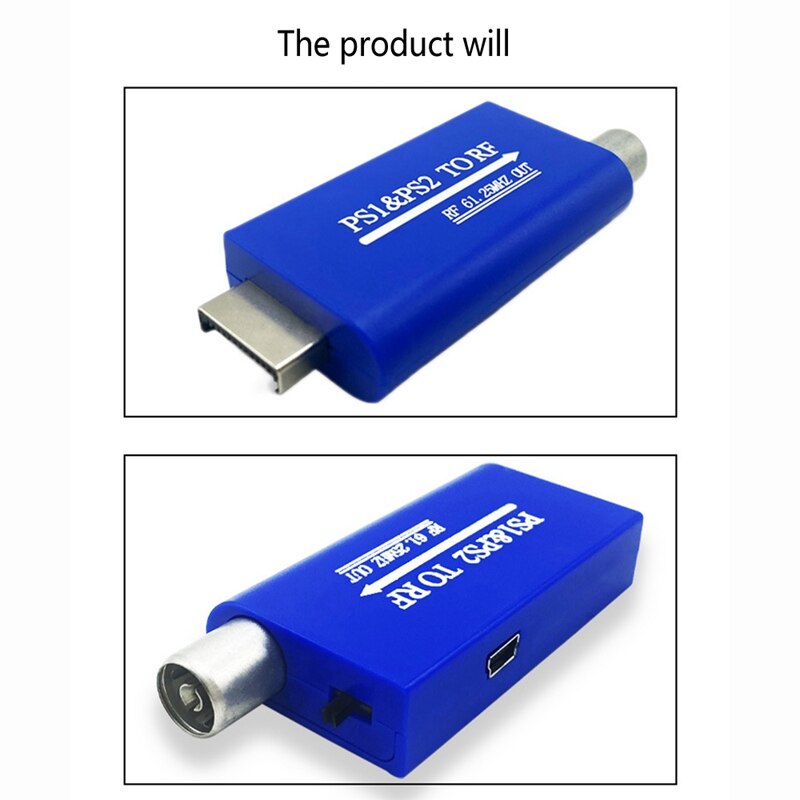 Signaal Converter, ps1/Ps2 Om Rf Kabel Oude Tv Signaal Rf Converter Is Geschikt Voor Dvd/Set-Top Box/Netwerk Doos