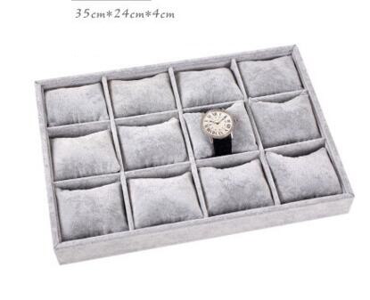 Jewelry Box Plate Jewelry Display Earring Holder Ring Watch Necklace Display Tray Stand Organizer Box Case Display Storage: 5