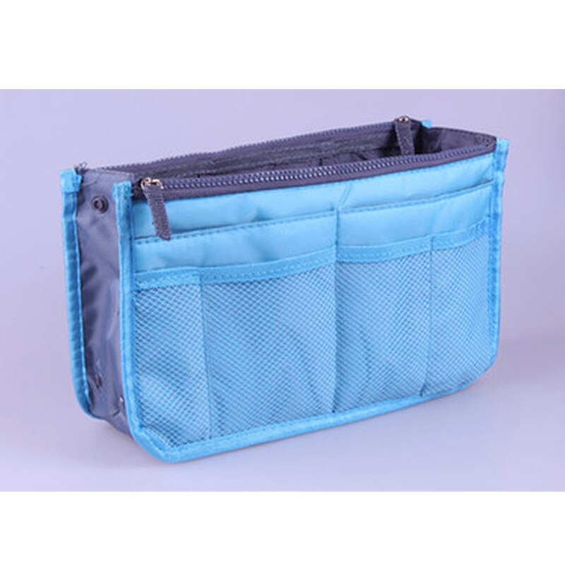 Verdicken Große Kapazität Kosmetische Lagerung Tasche Nylon Reise Einsatz Organizer Handtasche Make-Up Tasche Für Frauen Weibliche