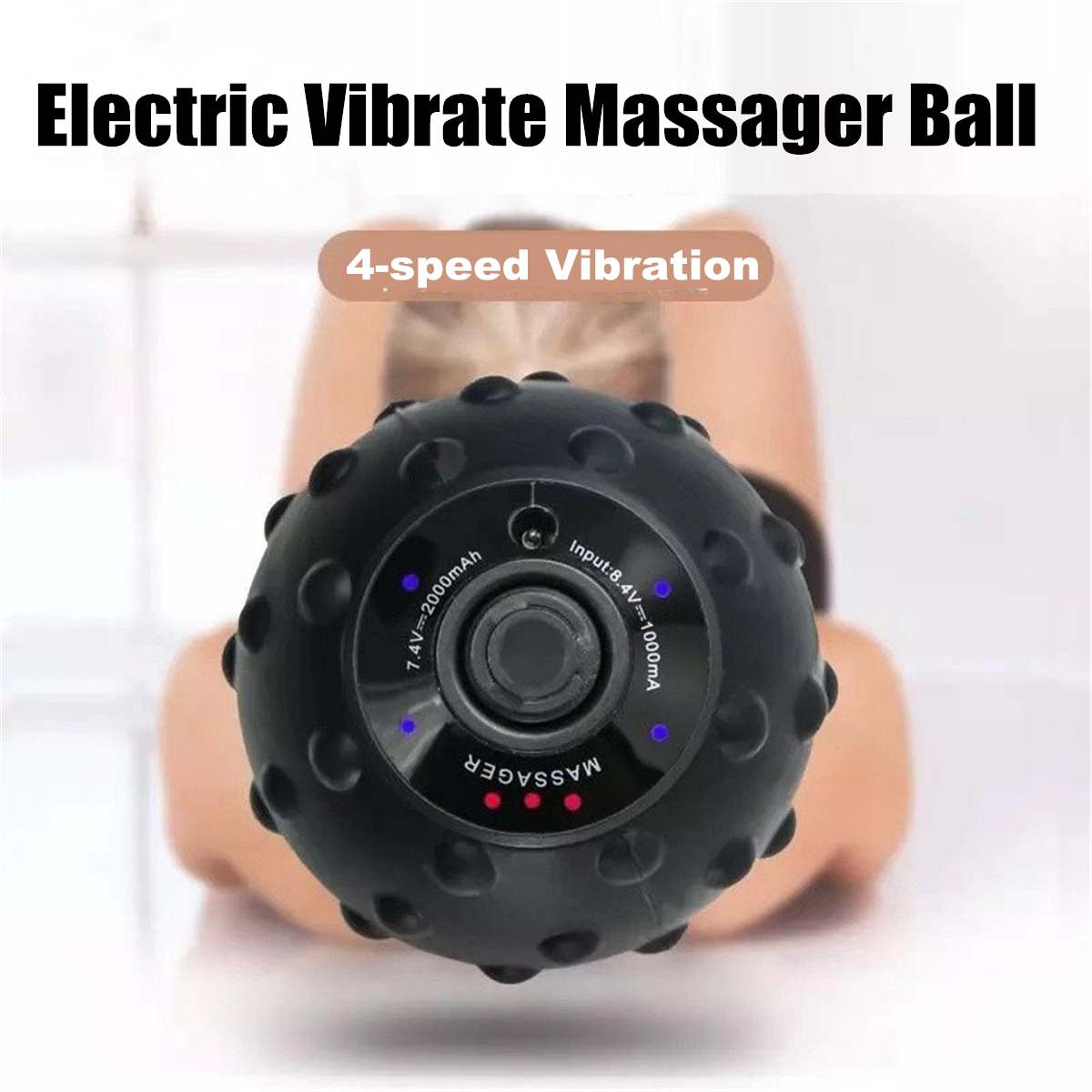 Electric Massage Roller Fitness Ball Relieve Trigger Procircle Vibrating Massage Ball Roller 7547