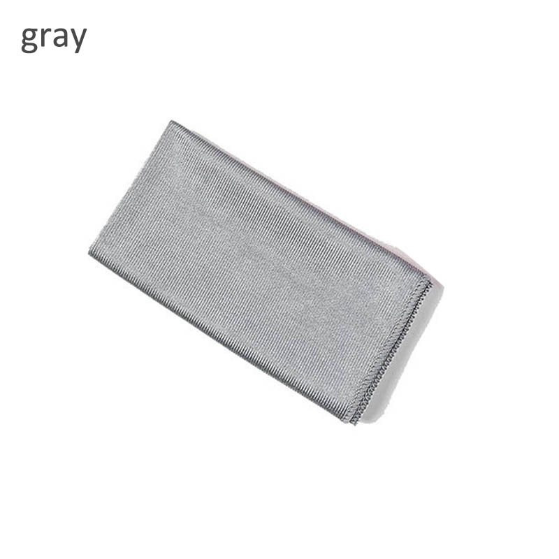 3 größe Keine Fussel Resorbierbaren Küche Reinigung Tuch Tücher Reinigung Handtuch Keine Sporn Fenster Auto Lappen Wischen Glas Tuch Weichen mikrofaser: grau / 40x40cm