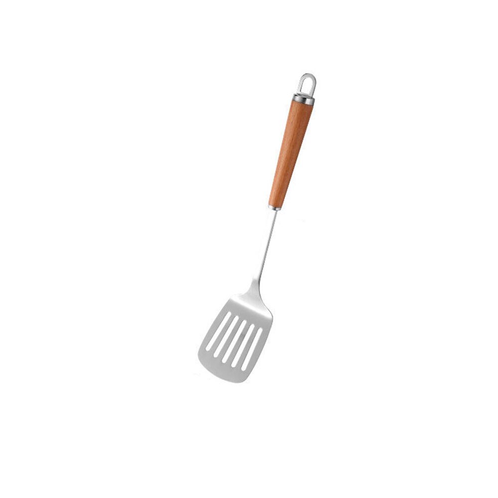 Non-Stick Silicone Cooking Spatula Wok Shovel Frying Spatula Shovel Slotted Spoon Silicone Cooking Kitchen Cooking Tool: green