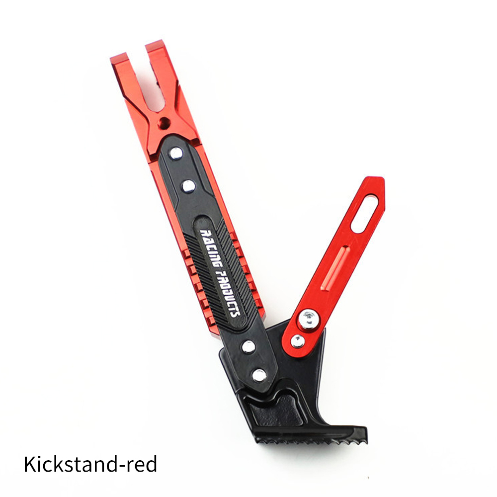 Neue Motorrad Tritte tand Park trete Stand Halterung Fuß Seite Stütze Krücken Halfter Schmutz Fahrrad Motorrad Zubehör Universal-: MULTI
