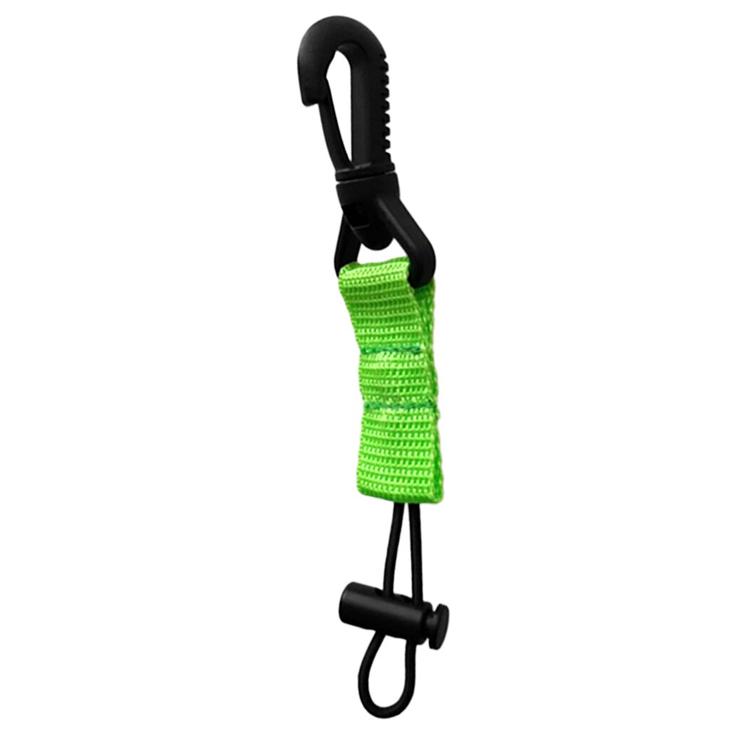 Lovoski Scuba Dive Regulator Octopus Houder Retainer Clip Lanyard Accessoire: Green