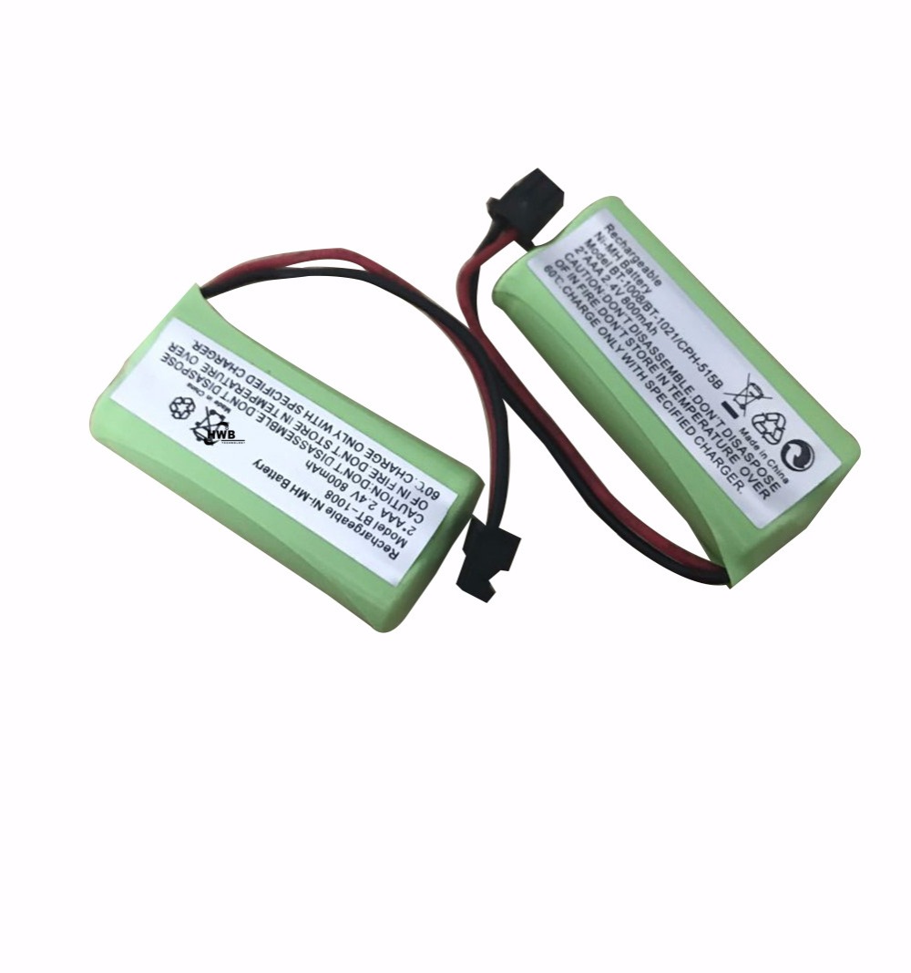 2.4v 800mAH Ni-MH Rechargeable Battery For Uniden BT-1008 BT-1016 BT-1021 BT-1025 BT1021 BT1025 CPH-515B