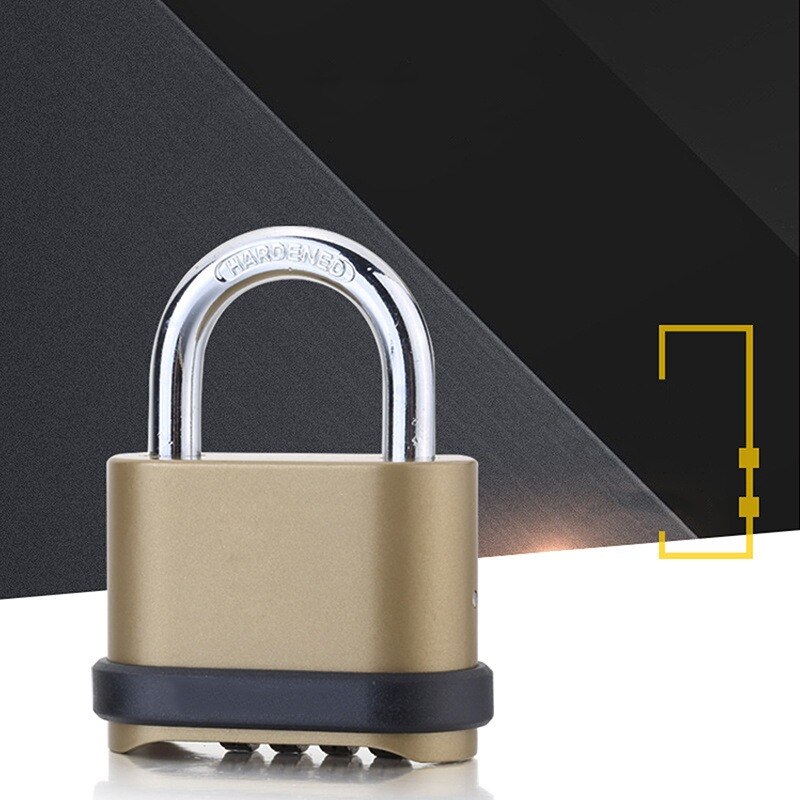 four-digit Bottom Password Lock Gate Warehouse Logistics Truck Truck Password Padlock Lock