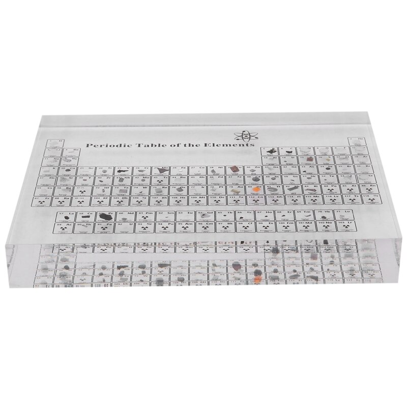 Acrylic Periodic Table Chemical s Ornament Home Desktop Decoration for Student Educational Bedroom Decoration