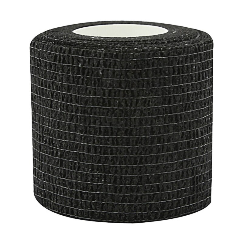 Bandage élastique Auto-adhésif - 5 Cm X 4,5 M - Noir - Pour Genoux, Chevilles, Poignets - Respirant, Hypoallergénique - 6