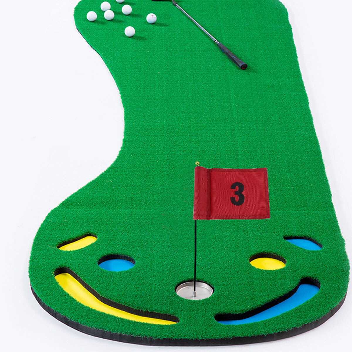 1 Pc Golf Putting Green Vlag Genummerd Golf Vlag Praktijk Nylon Training Premium Golf Gear Accessoires Vlag Marker Vlag