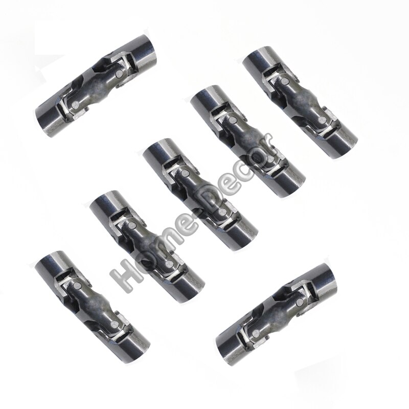 1pcs Three Section Metal Universal Joint Boat Metal Cardan Joint Gimbal Couplings Universal Joint Connector Black Plating