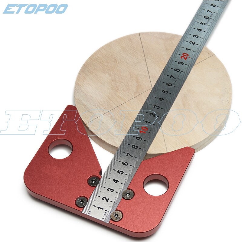 Woodworking Center Scribe 45/90 Degree Angle Line Gauge Wood Ruled Carpenter Marking Ruler Center Finder Line Gauge