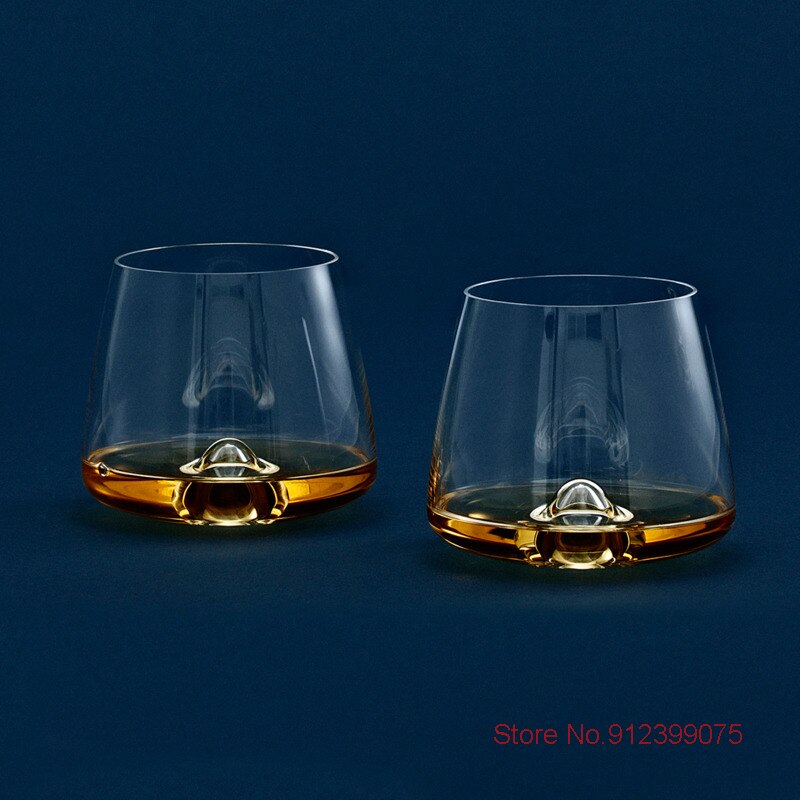 Top Norman Kopenhagen Eddy Whiskey Glas Ronde Swirl Uitstekende Bodem Cognac Ice Cube Rock Cup Brandy Snifters Likeur Tumbler