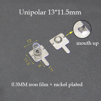 3Pairs AA Battery Contacts Spring Contact Band Plate 13.5/13/11.28*11.5MM 29*11MM Battery Connector Positive Electrode Negative: Blue