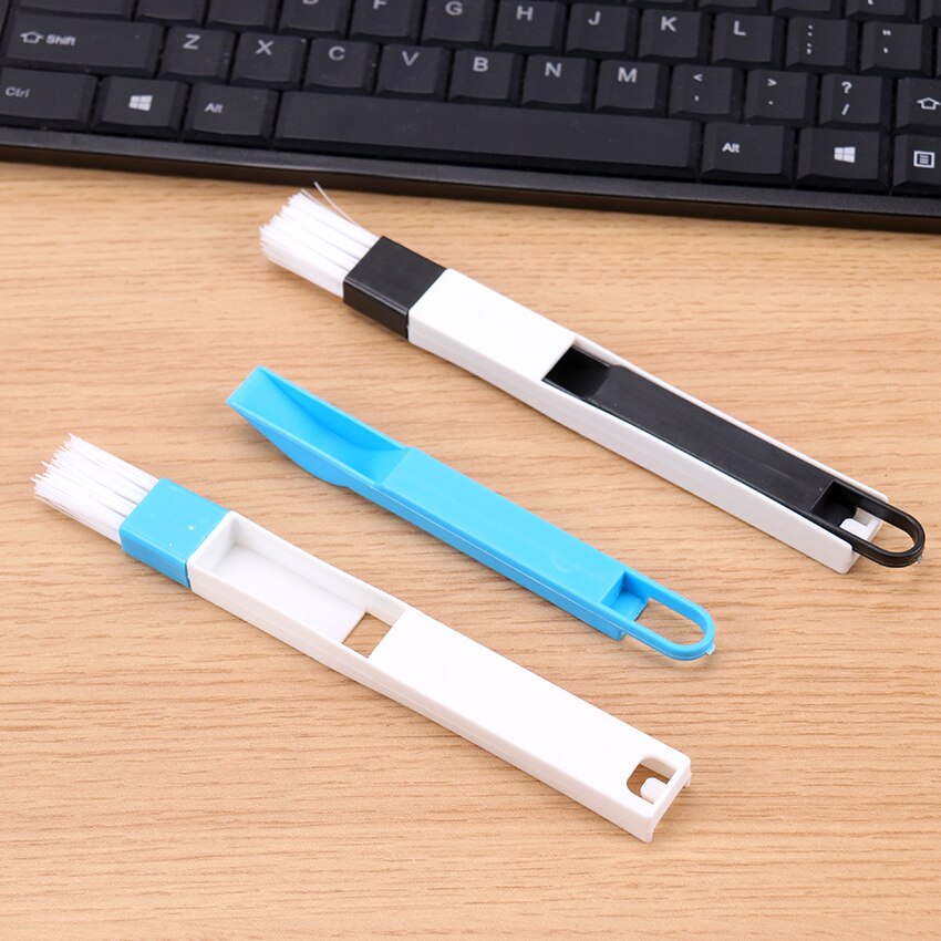 Multipurpose Window Door Computer Keyboard Cleaning Brush Cleaner+Dustpan 2 In 1School Office Desk Set Dust Cleaning Tool